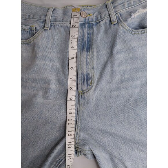 White Birch Womens Light Blue Distressed Denim Jeans XL - Picture 6 of 12